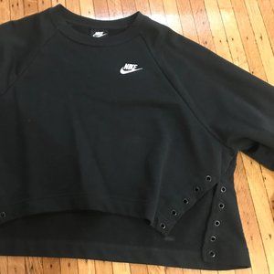 cropped nike crewneck sweatshirt